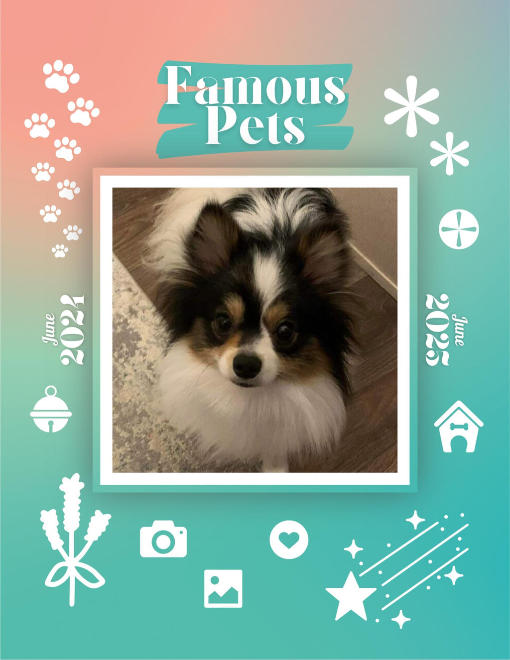 Famous Pets: June 2024-June 2025 Wall Calendar (Pre-Order)