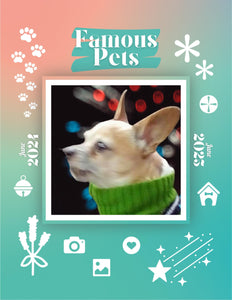 Famous Pets: June 2024-June 2025 Wall Calendar (Pre-Order)