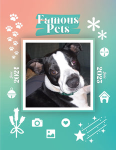 Famous Pets: June 2024-June 2025 Wall Calendar (Pre-Order)