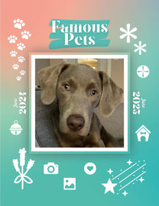 Famous Pets: June 2024-June 2025 Wall Calendar (Pre-Order)