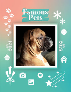 Famous Pets: June 2024-June 2025 Wall Calendar (Pre-Order)