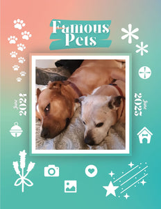 Famous Pets: June 2024-June 2025 Wall Calendar (Pre-Order)