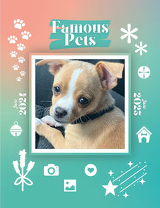 Famous Pets: June 2024-June 2025 Wall Calendar (Pre-Order)