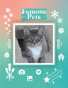 Famous Pets: June 2024-June 2025 Wall Calendar (Pre-Order)