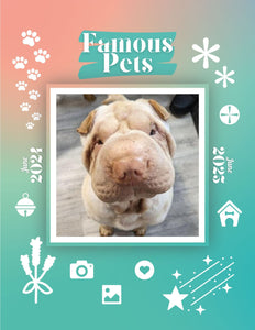 Famous Pets: June 2024-June 2025 Wall Calendar (Pre-Order)