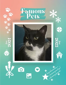 Famous Pets: June 2024-June 2025 Wall Calendar (Pre-Order)