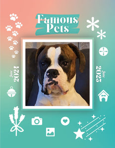 Famous Pets: June 2024-June 2025 Wall Calendar (Pre-Order)