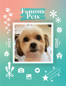Famous Pets: June 2024-June 2025 Wall Calendar (Pre-Order)