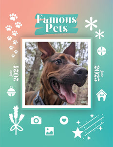 Famous Pets: June 2024-June 2025 Wall Calendar (Pre-Order)