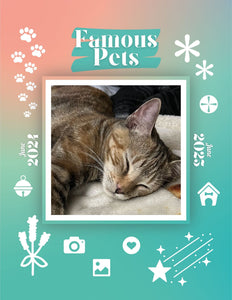 Famous Pets: June 2024-June 2025 Wall Calendar (Pre-Order)