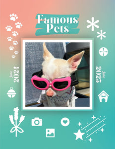 Famous Pets: June 2024-June 2025 Wall Calendar (Pre-Order)
