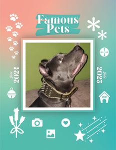 Famous Pets: June 2024-June 2025 Wall Calendar (Pre-Order)
