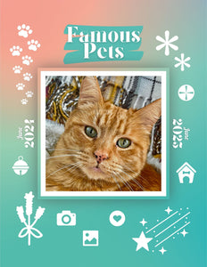 Famous Pets: June 2024-June 2025 Wall Calendar (Pre-Order)
