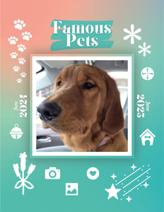 Famous Pets: June 2024-June 2025 Wall Calendar (Pre-Order)