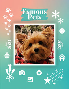 Famous Pets: June 2024-June 2025 Wall Calendar (Pre-Order)