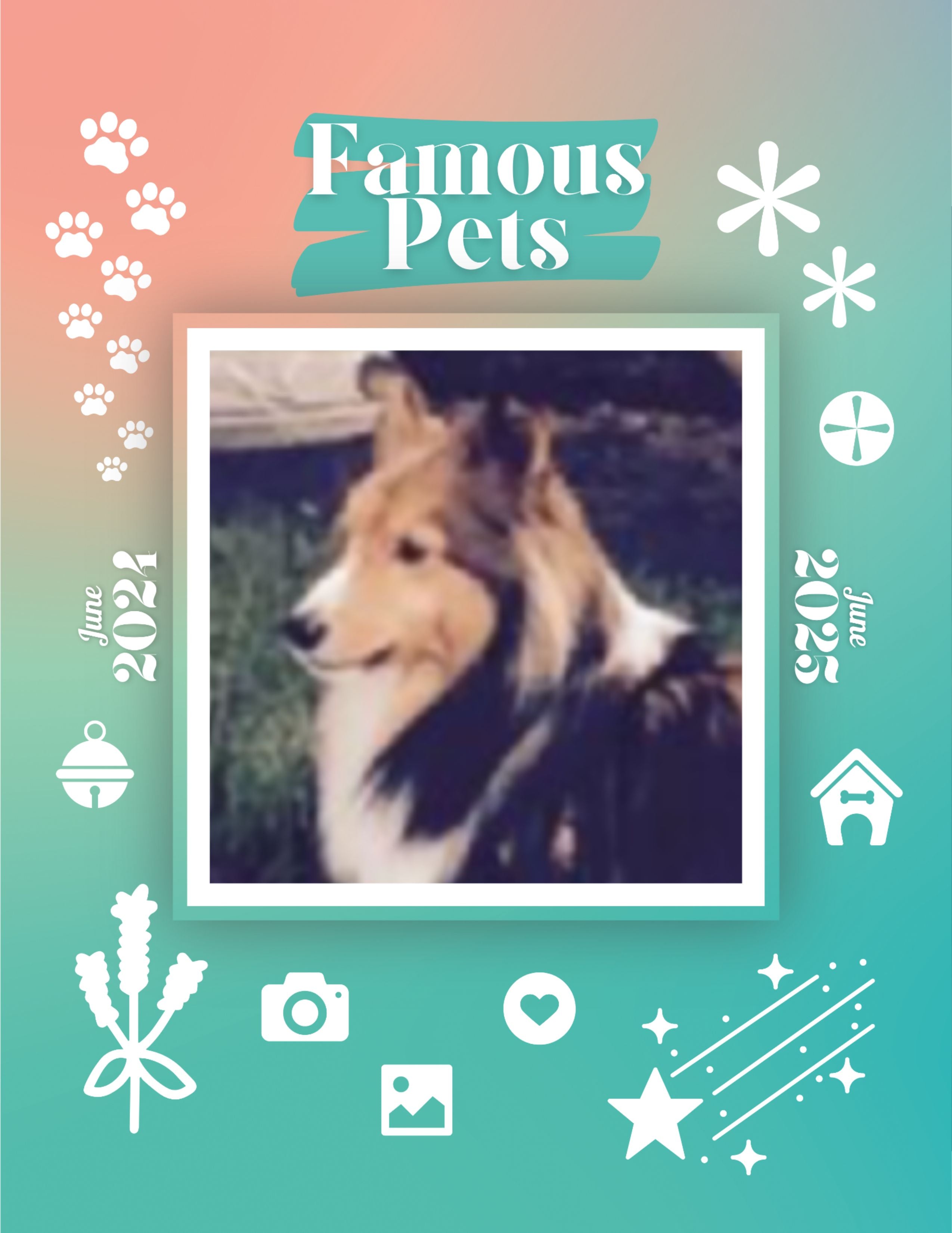 Famous Pets: June 2024-June 2025 Wall Calendar (Pre-Order)
