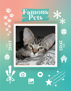 Famous Pets: June 2024-June 2025 Wall Calendar (Pre-Order)