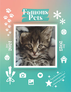 Famous Pets: June 2024-June 2025 Wall Calendar (Pre-Order)