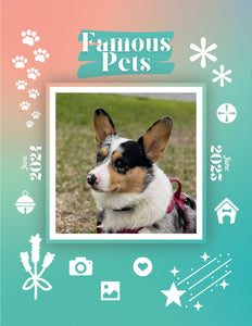 Famous Pets: June 2024-June 2025 Wall Calendar (Pre-Order)