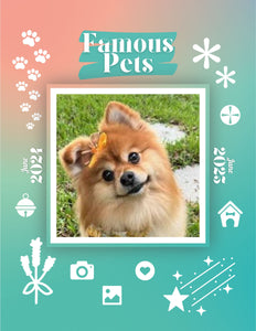 Famous Pets: June 2024-June 2025 Wall Calendar (Pre-Order)