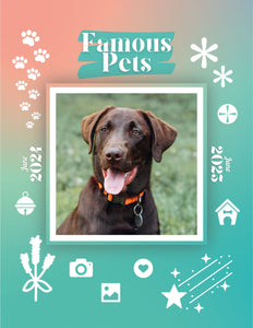 Famous Pets: June 2024-June 2025 Wall Calendar (Pre-Order)