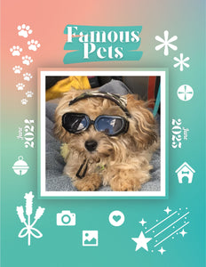 Famous Pets: June 2024-June 2025 Wall Calendar (Pre-Order)
