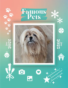 Famous Pets: June 2024-June 2025 Wall Calendar (Pre-Order)