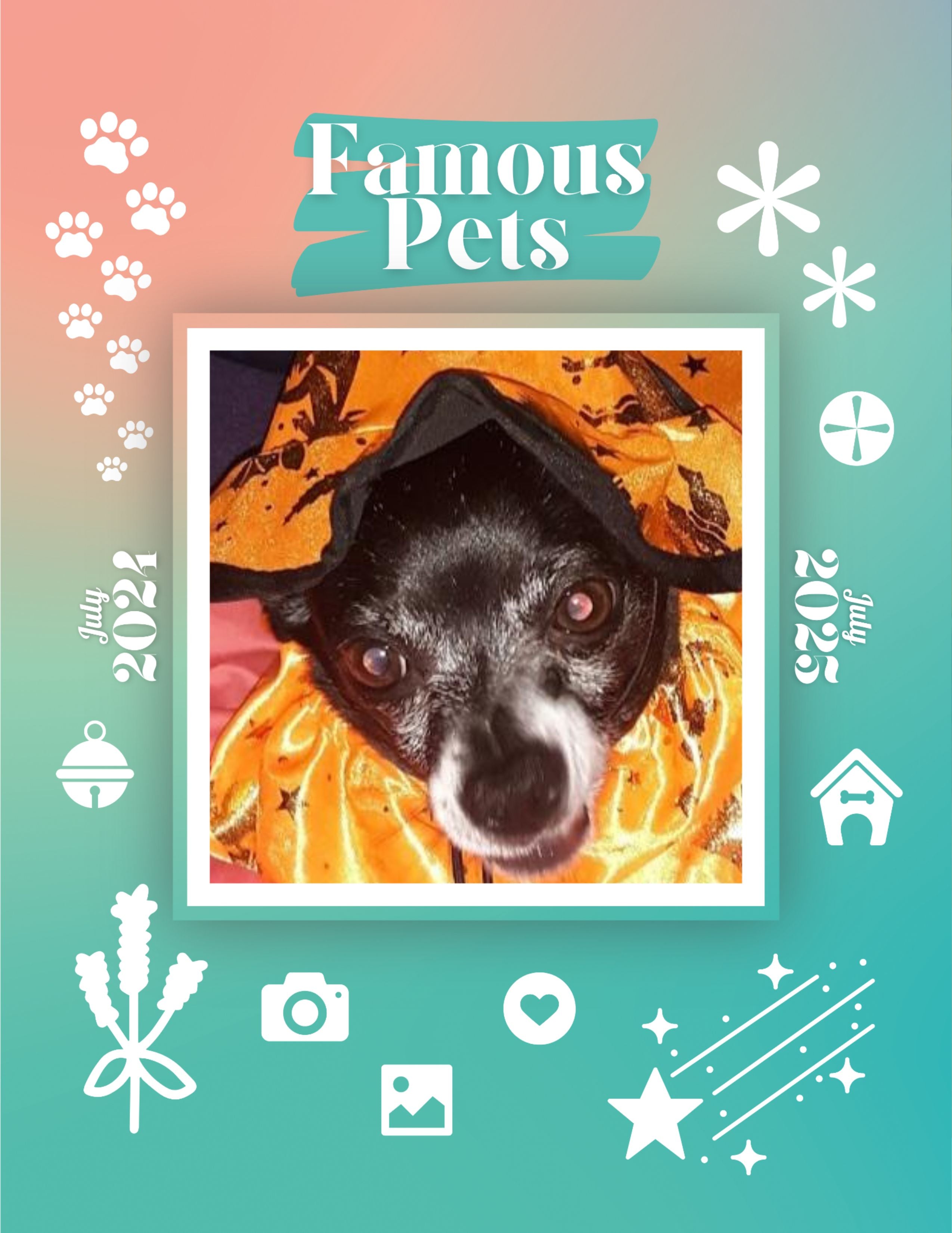 Famous Pets: July 2024-July 2025 Wall Calendar (Pre-Order)