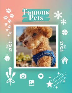 Famous Pets: July 2024-July 2025 Wall Calendar (Pre-Order)