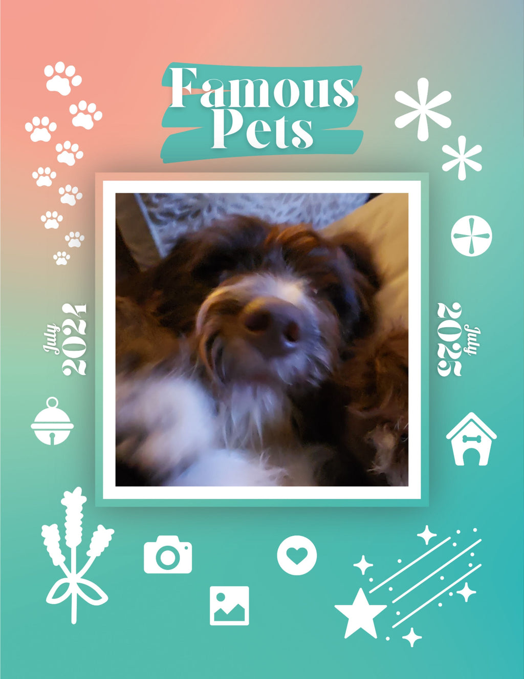 Famous Pets: July 2024-July 2025 Wall Calendar (Pre-Order)
