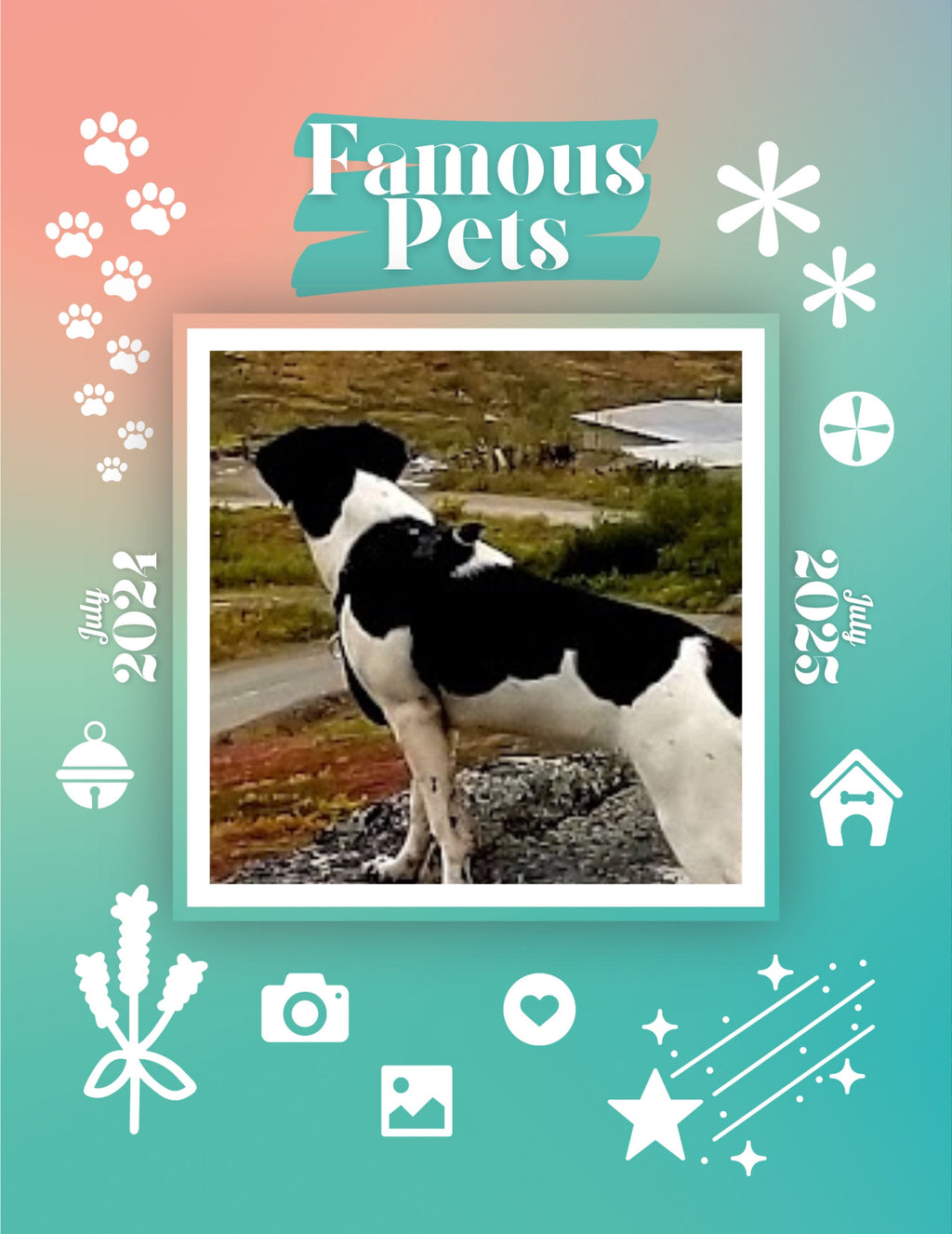 Famous Pets: July 2024-July 2025 Wall Calendar (Pre-Order)