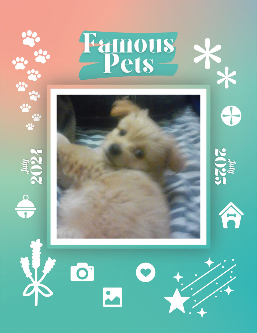 Famous Pets: July 2024-July 2025 Wall Calendar (Pre-Order)