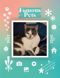 Famous Pets: July 2024-July 2025 Wall Calendar (Pre-Order)
