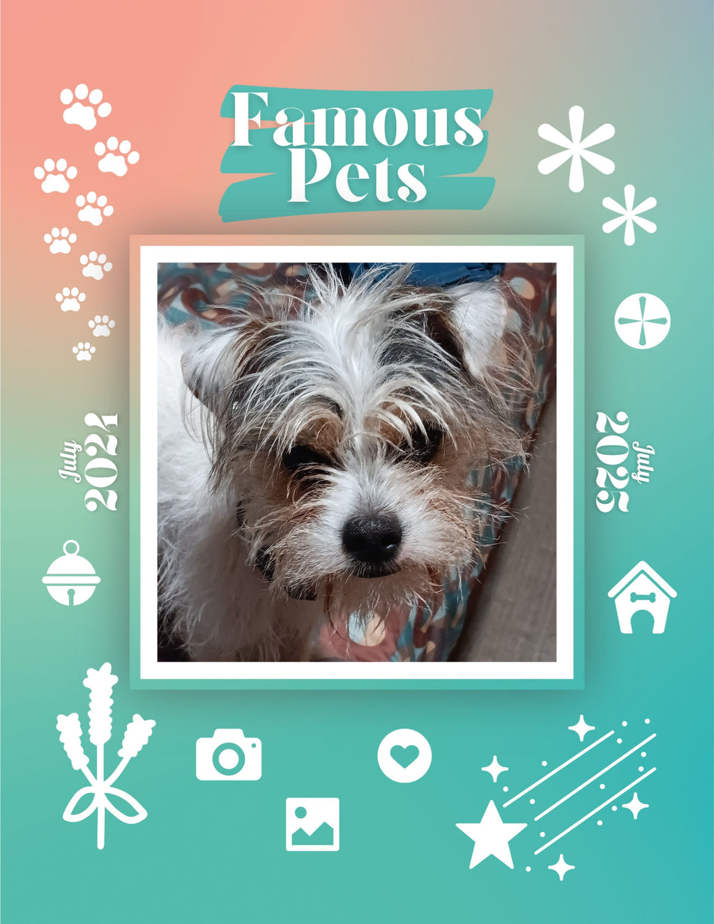 Famous Pets: July 2024-July 2025 Wall Calendar (Pre-Order)