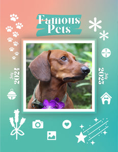 Famous Pets: July 2024-July 2025 Wall Calendar (Pre-Order)