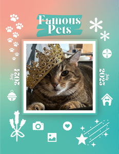 Famous Pets: July 2024-July 2025 Wall Calendar (Pre-Order)