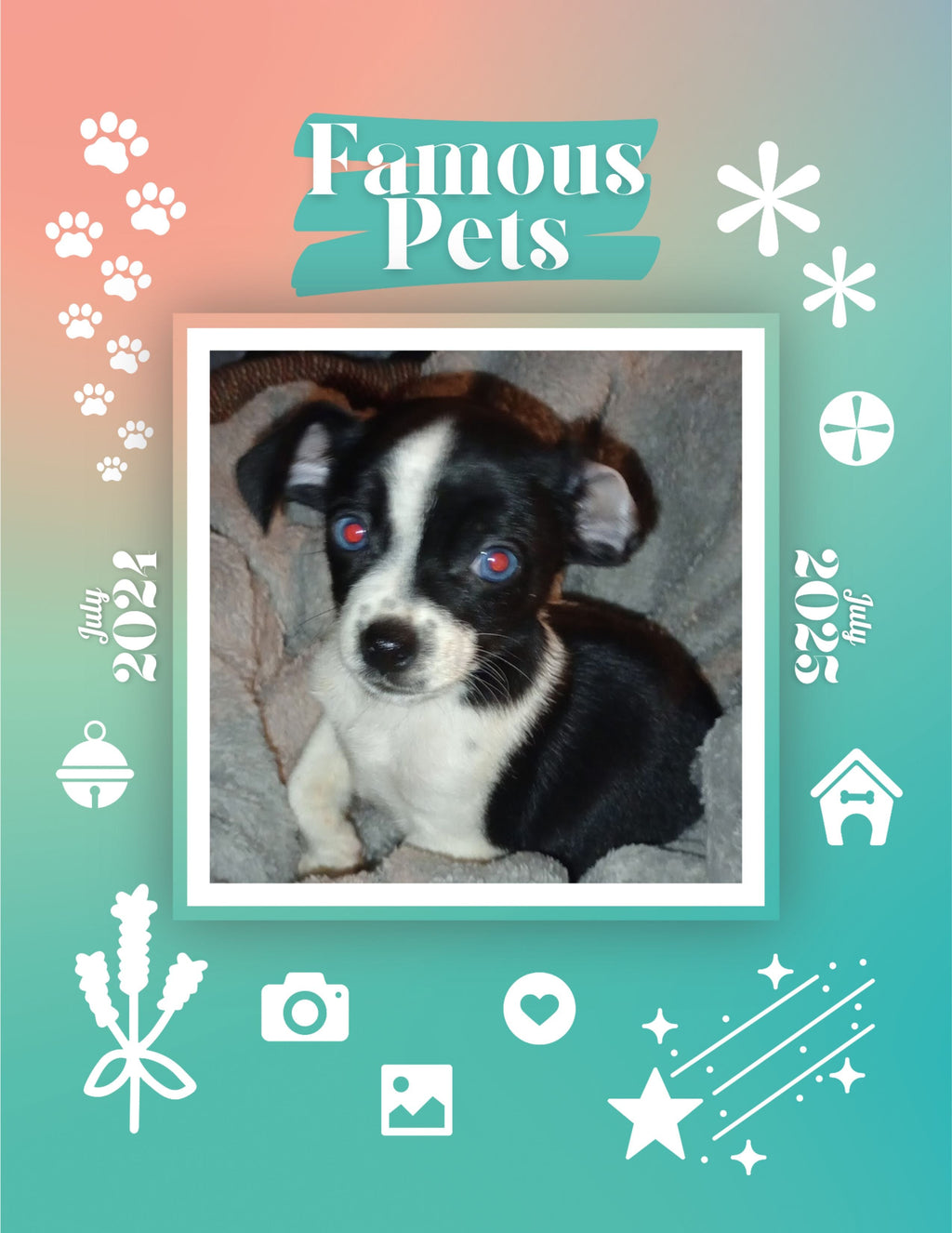 Famous Pets: July 2024-July 2025 Wall Calendar (Pre-Order)