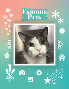 Famous Pets: July 2024-July 2025 Wall Calendar (Pre-Order)