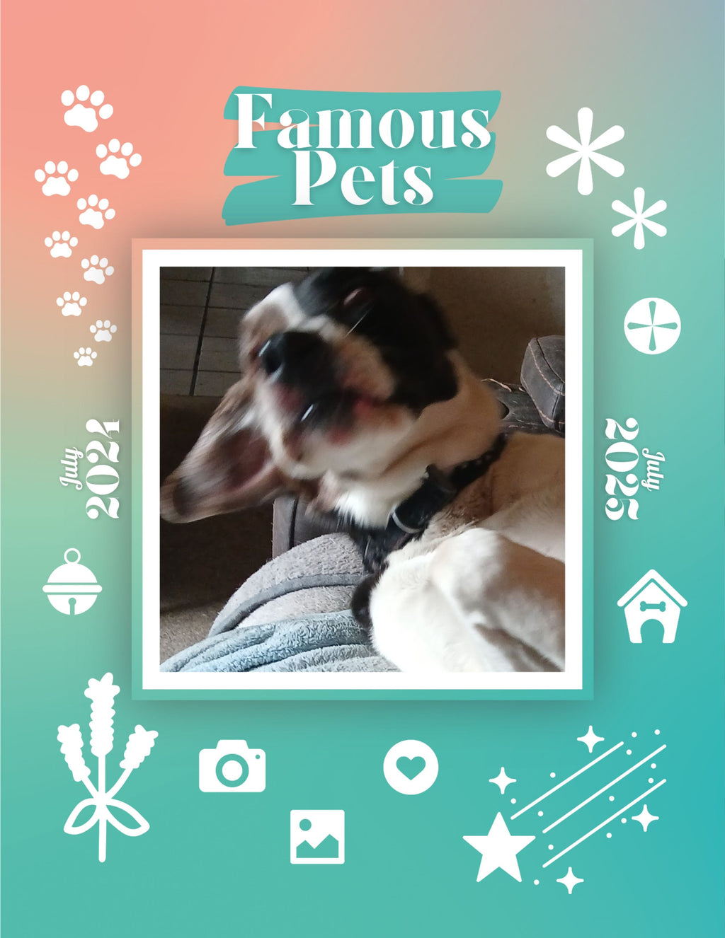 Famous Pets: July 2024-July 2025 Wall Calendar (Pre-Order)