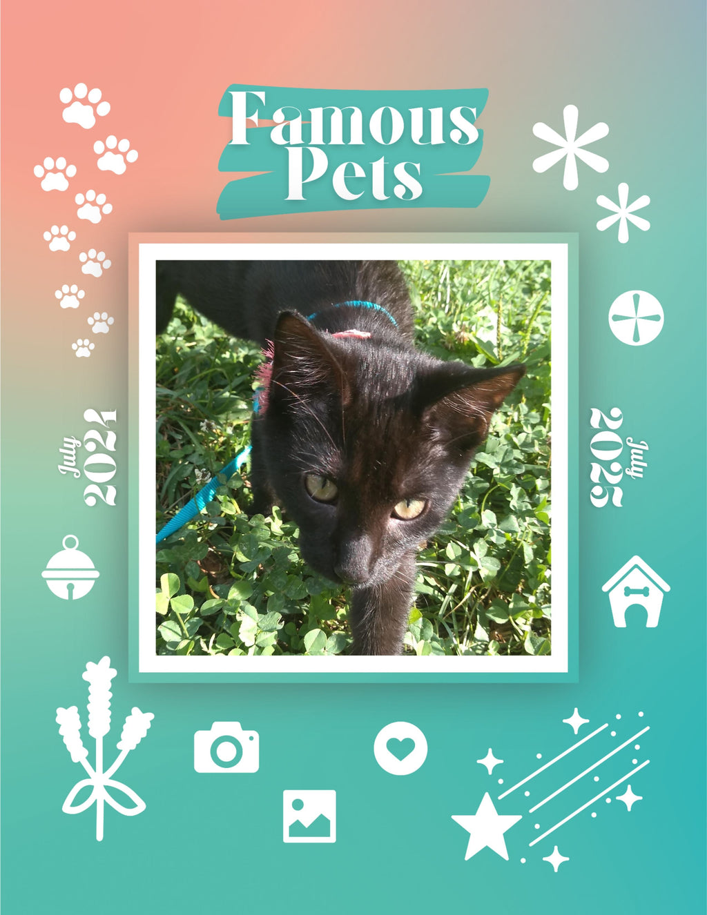 Famous Pets: July 2024-July 2025 Wall Calendar (Pre-Order)