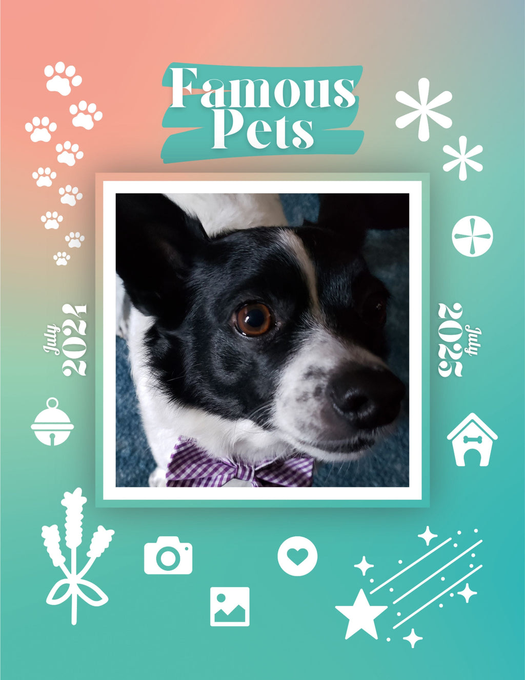 Famous Pets: July 2024-July 2025 Wall Calendar (Pre-Order)