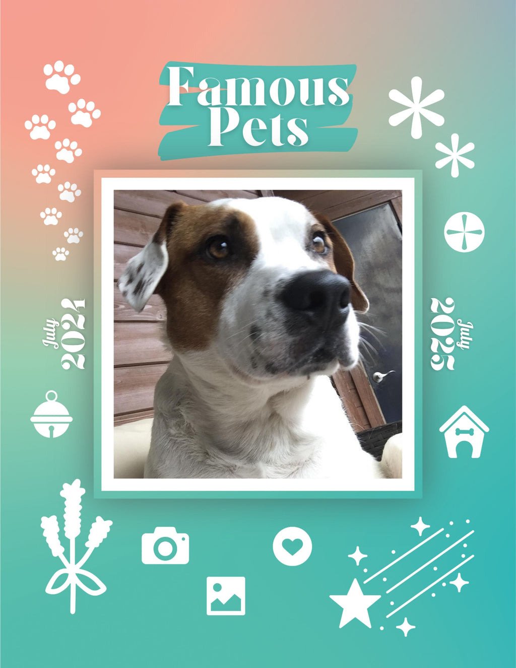 Famous Pets: July 2024-July 2025 Wall Calendar (Pre-Order)