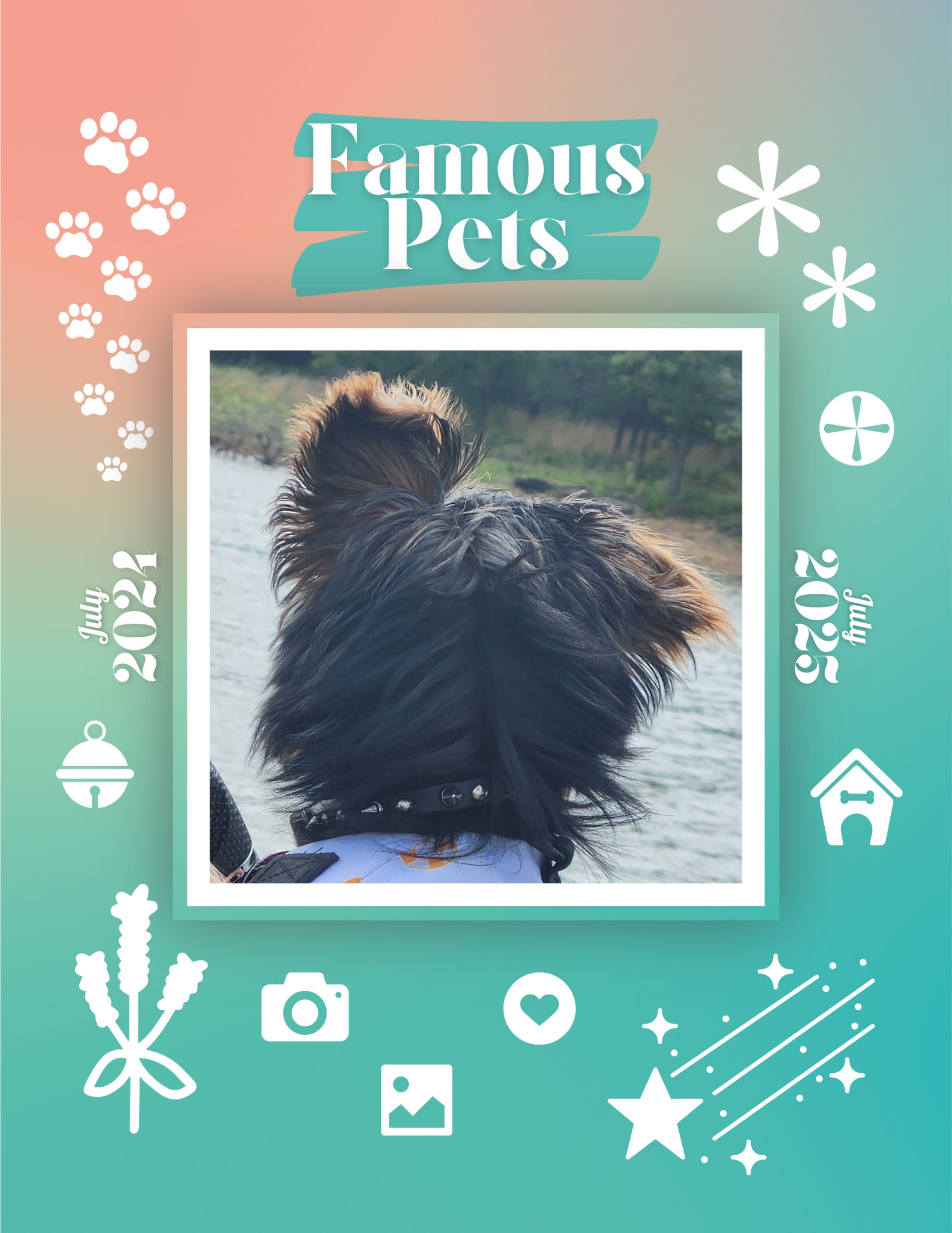 Famous Pets: July 2024-July 2025 Wall Calendar (Pre-Order)