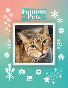 Famous Pets: July 2024-July 2025 Wall Calendar (Pre-Order)