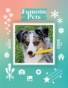 Famous Pets: July 2024-July 2025 Wall Calendar (Pre-Order)
