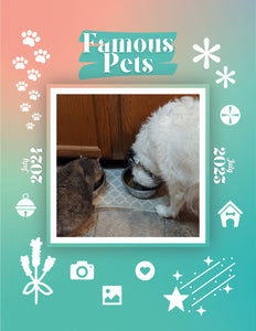 Famous Pets: July 2024-July 2025 Wall Calendar (Pre-Order)