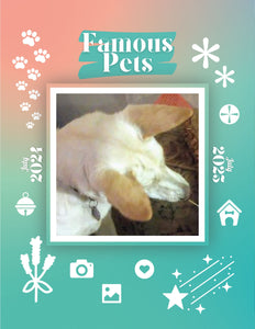 Famous Pets: July 2024-July 2025 Wall Calendar (Pre-Order)