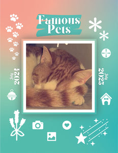 Famous Pets: July 2024-July 2025 Wall Calendar (Pre-Order)
