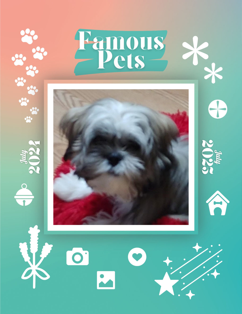 Famous Pets: July 2024-July 2025 Wall Calendar (Pre-Order)