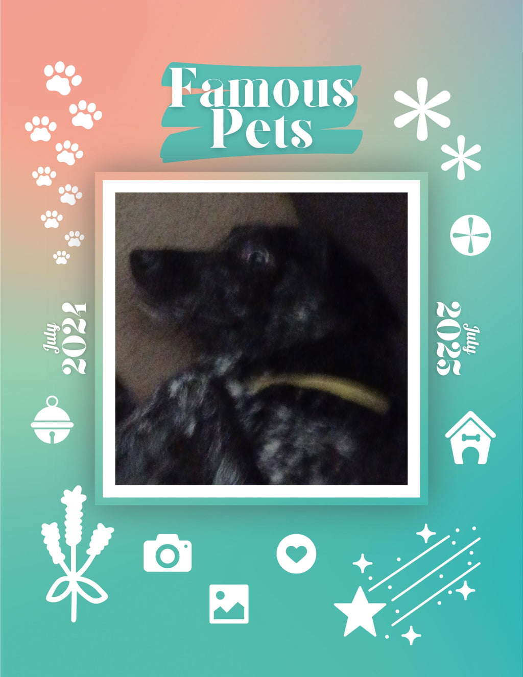 Famous Pets: July 2024-July 2025 Wall Calendar (Pre-Order)